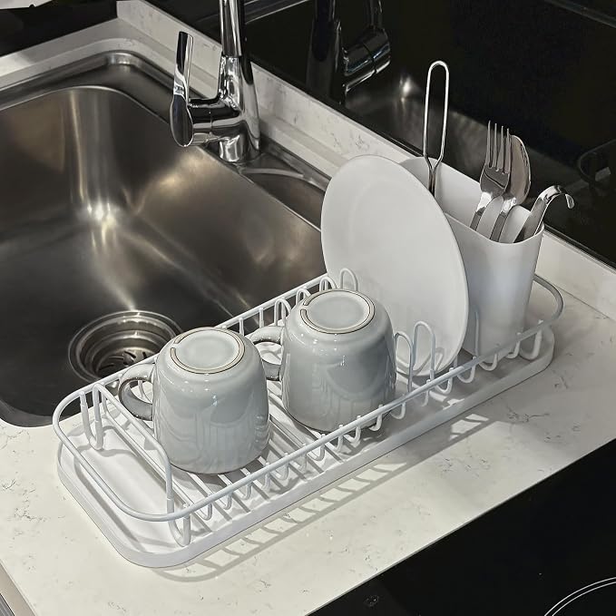 SunnyPoint 304 Stainless Steel NeverRust Compact Dish Drying Rack - Image 2