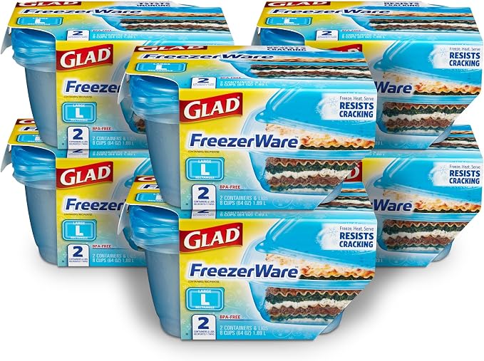 Glad GladWare FreezerWare Food Storage Containers by GladTrashFoodStorage