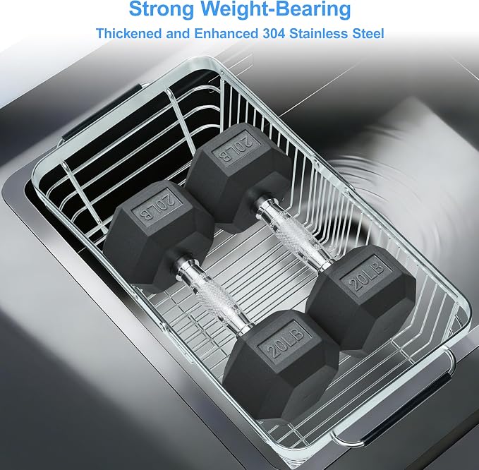Dish Drying Rack Over The Sink, Stainless Steel Dish Racks - Image 6