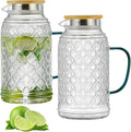 Buaic 2 PACK Glass Pitcher by Buaic