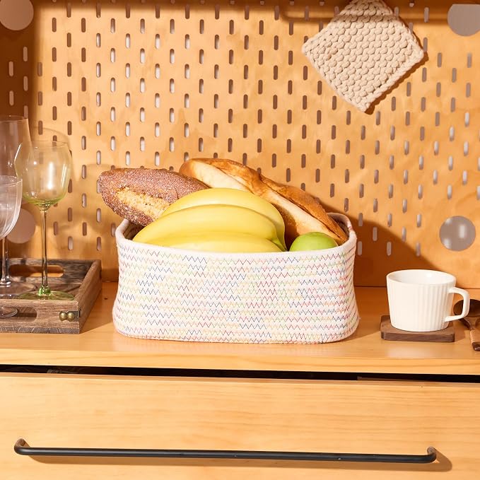 MiniArk Small Storage Baskets for Organizing | Closet Organizer Bins | Shelf - Image 5