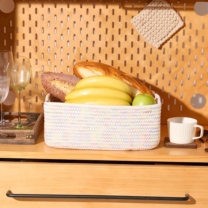 MiniArk Small Storage Baskets for Organizing | Closet Organizer Bins | Shelf - Image 5