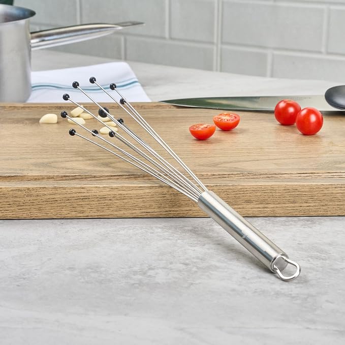 Restaurantware 12.5 in Stainless Steel Ball Whisk - Image 6