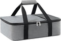 Insulated Casserole Carrier for Hot or Cold Food, Pie Carrier Bag Lunch Tote by MIAOJIE