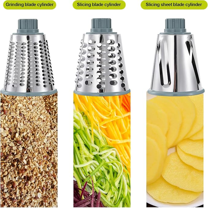 Rotary Cheese Grater, 3-in-1 Shredder - Image 3