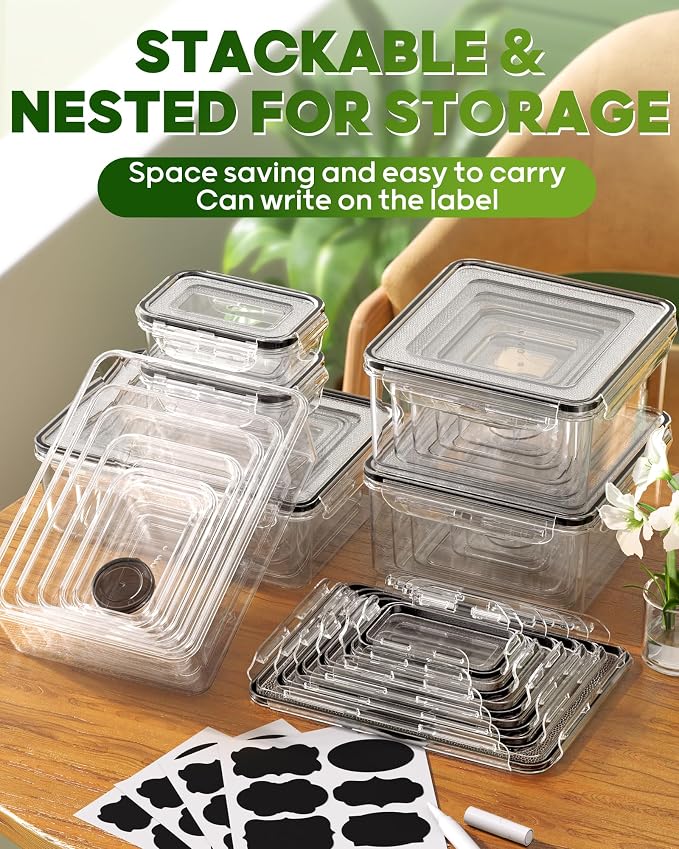 KEMETHY 70 PCS Food Storage Containers - Image 8