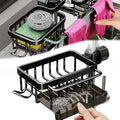 Kitchen Sink Faucet Organizer Multifunction Sponge Holder Organizer Sink Drain by Unknown