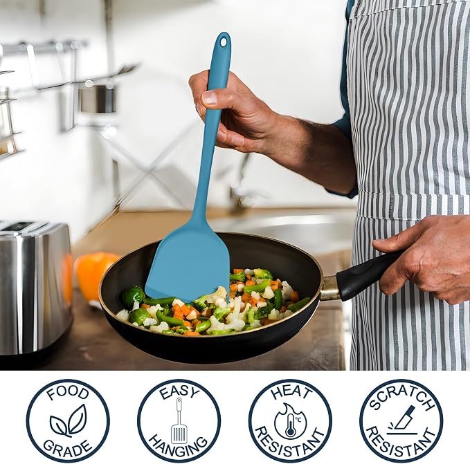 E-far Silicone Cooking Utensils Set, 25 Piece Kitchen Utensils - Image 4