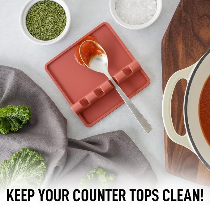 Zulay Kitchen Silicone Utensil Rest - Image 2