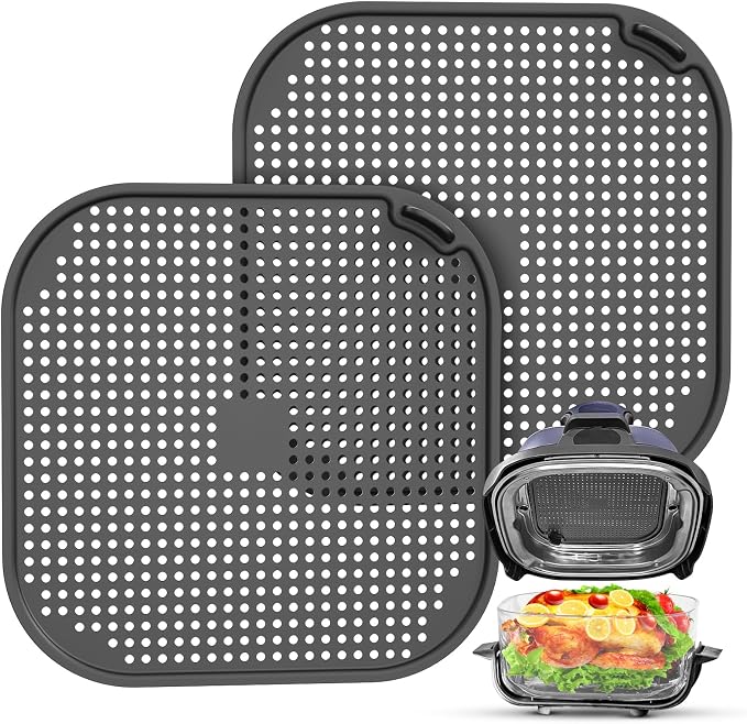 2 PCS Silicon Splatter Shield for Ninja Crispi Air Frye, Air Fryer Accessories by Unknown