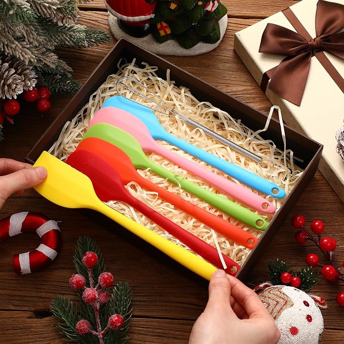 Baderke 24 Set Small Wire Whisk and Silicone Spatula Set Bulk - Image 6