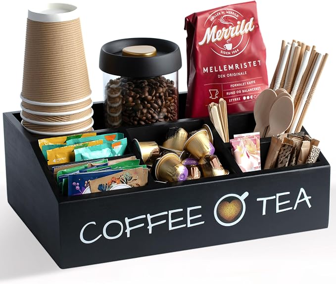 Vinvoli Coffee Station Organizer – Premium 2025 All-in-One Coffee Bar & Tea by Vinvoli