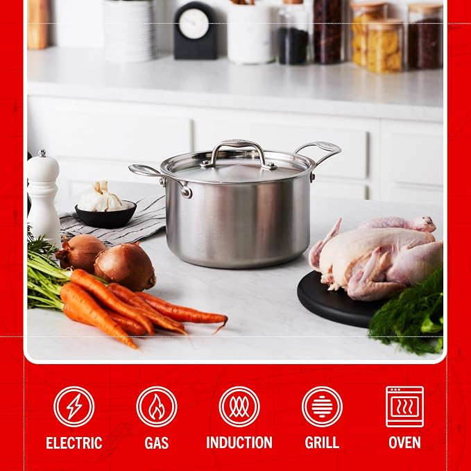 Heritage Steel x Eater 5 Quart Sauce Pot - Image 4