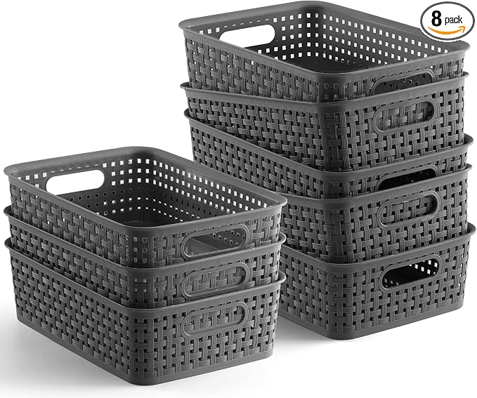 NETANY Plastic Storage Baskets by NETANY