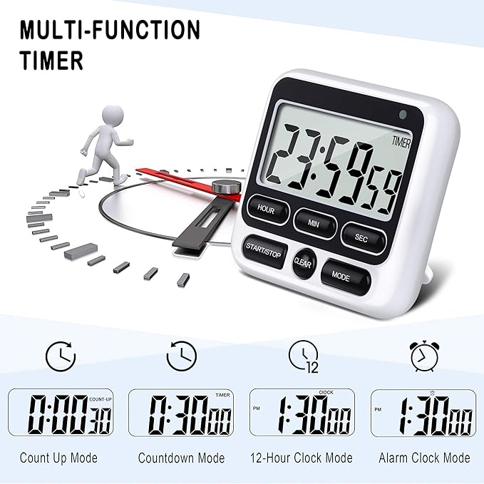 KTKUDY Digital Kitchen Timer - Image 4