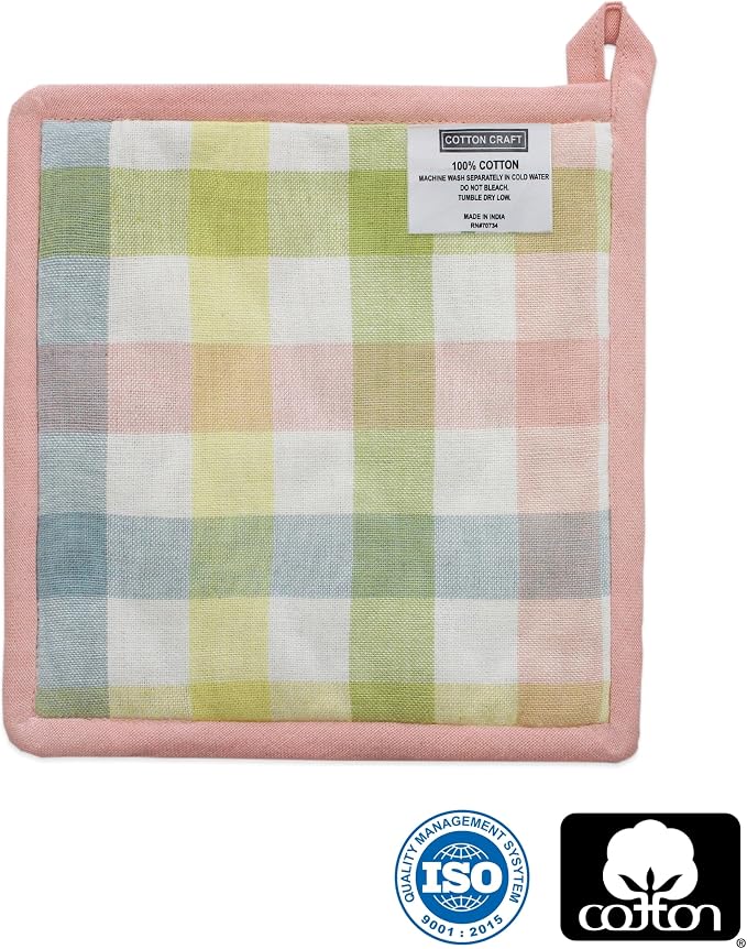 COTTON CRAFT Oven Mitt and Pot Holder Set - Image 5
