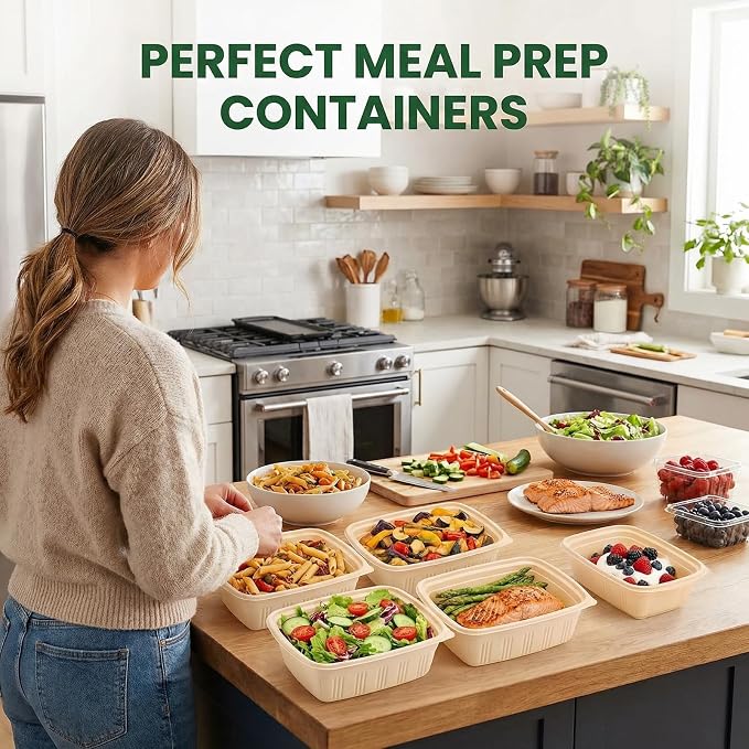 Glotoch Express 28 oz-200 Pack Meal Prep Containers - Image 2