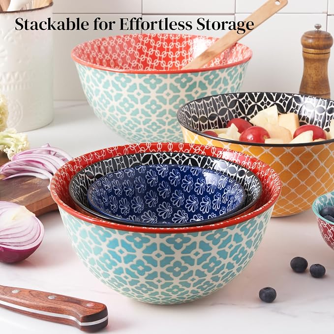 DOWAN Mixing Bowls, Ceramic Mixing Bowls - Image 5