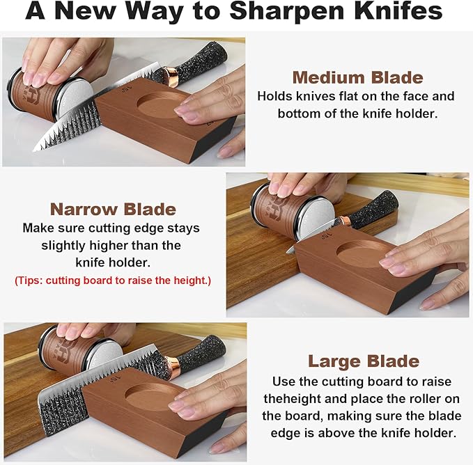 Abardi Rolling Knife Sharpener, Knife Sharpening - Image 5