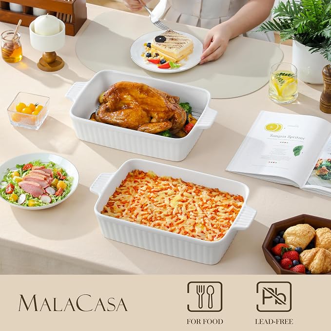 MALACASA 4.4 QT Baking Dish - Image 3