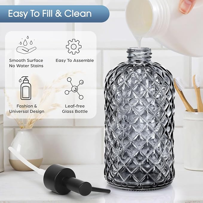 Topsky Gem Glass Soap Dispenser - Image 3