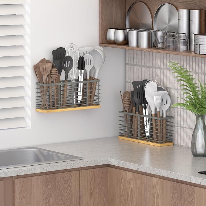 Suli Extra Large Kitchen Utensil Holder Countertop - Image 5