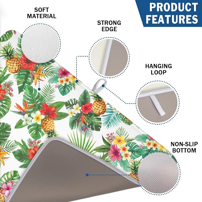 Summer Tropical Dish Drying Mat - Image 3