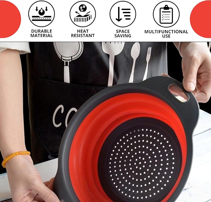 Round Collapsible Colander - Image 4
