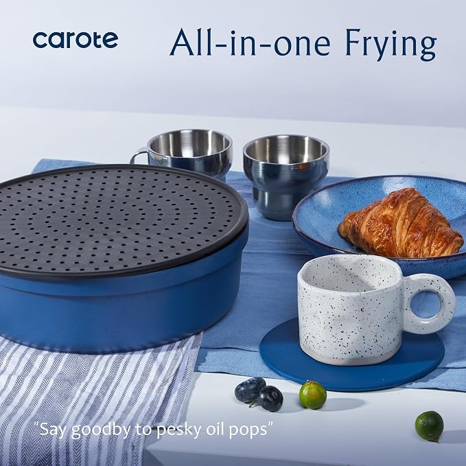 CAROTE 10-Piece Pots and Pans Set, Nonstick Cookware Set Detachable Handle - Image 5