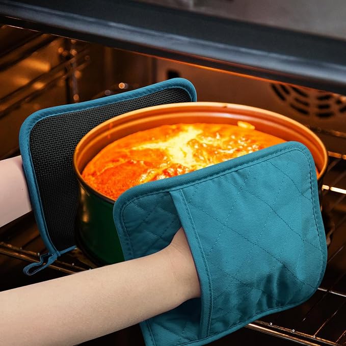 2Pcs Cotton and Neoprene Oven Pads Pot Holders - Image 6