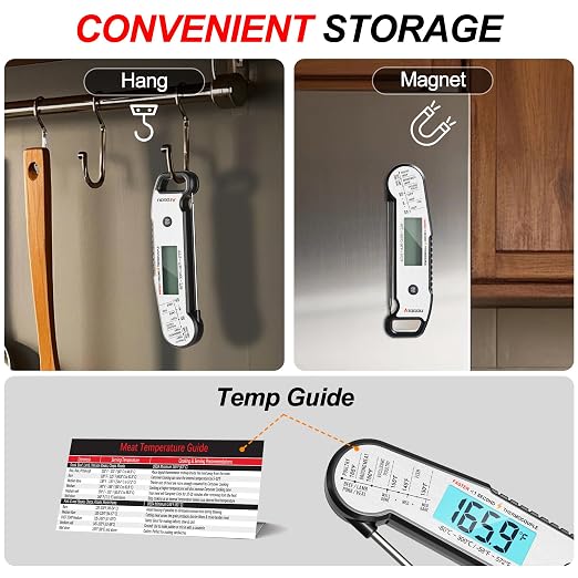 Atogou Meat Thermometer, Professional Food Thermometer, <1 Sec Instant Read - Image 9