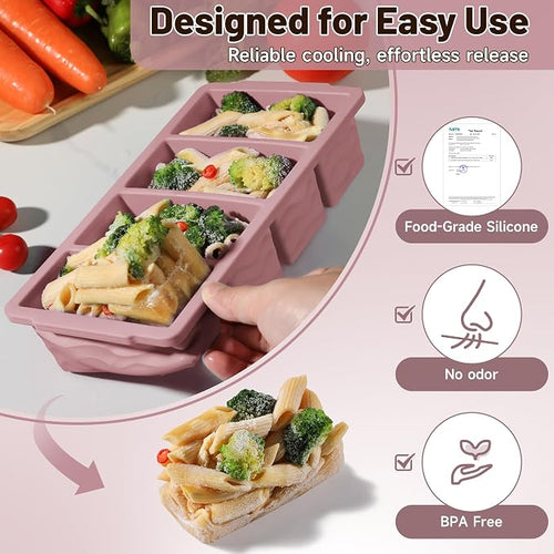 3-Pack Silicone Freezer Trays - Image 2