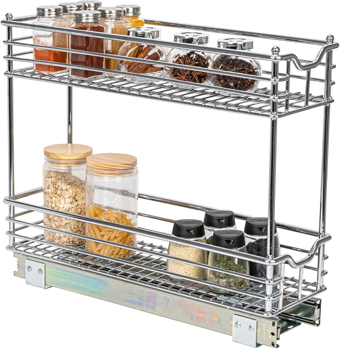 Household Essentials Glidez Multipurpose Chrome-Plated Steel Pull-Out/Slide-Out by HouseholdEssentials
