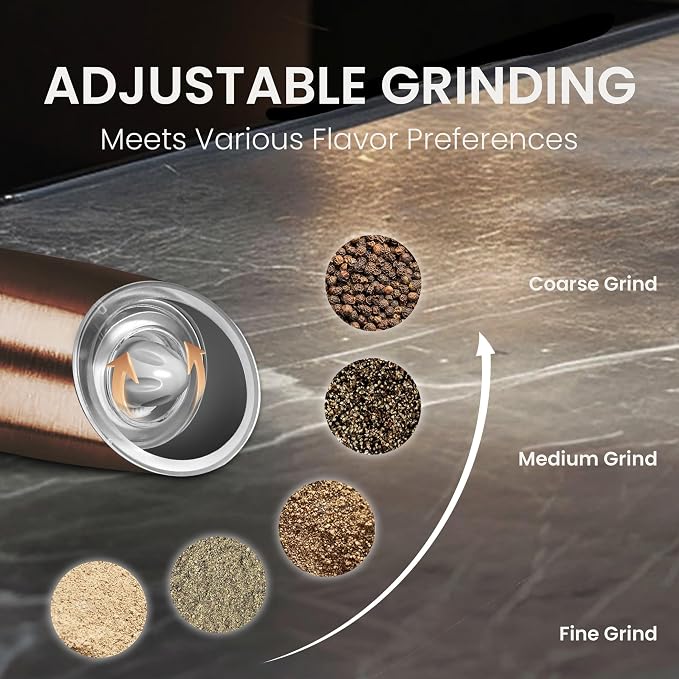 Battery Operated Salt And Pepper Grinder Set - Image 3