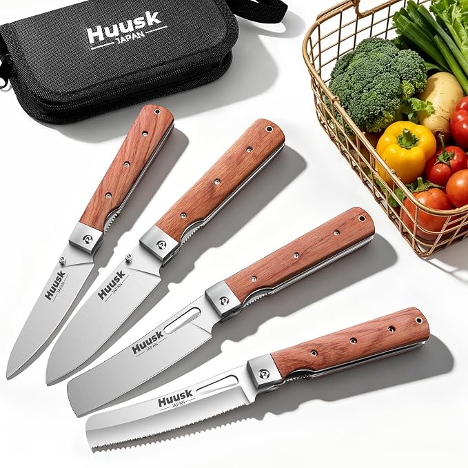 Huusk Folding Chef Knife Set by HuuskKnife