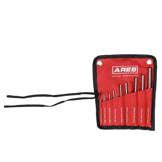 ARES 10021 – 9-Piece Roll Pin Punch Set – Durable Heat Treated and Drop Forged - Image 8