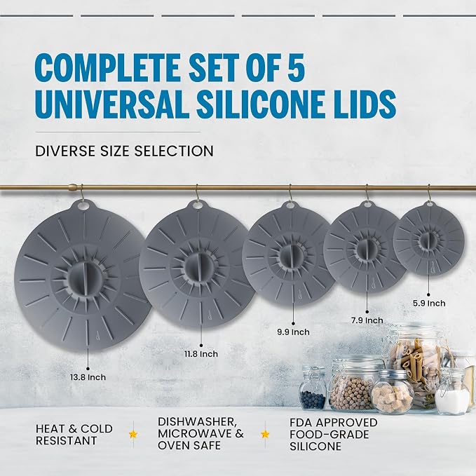 Microwave Cover Silicone Lids - Image 2