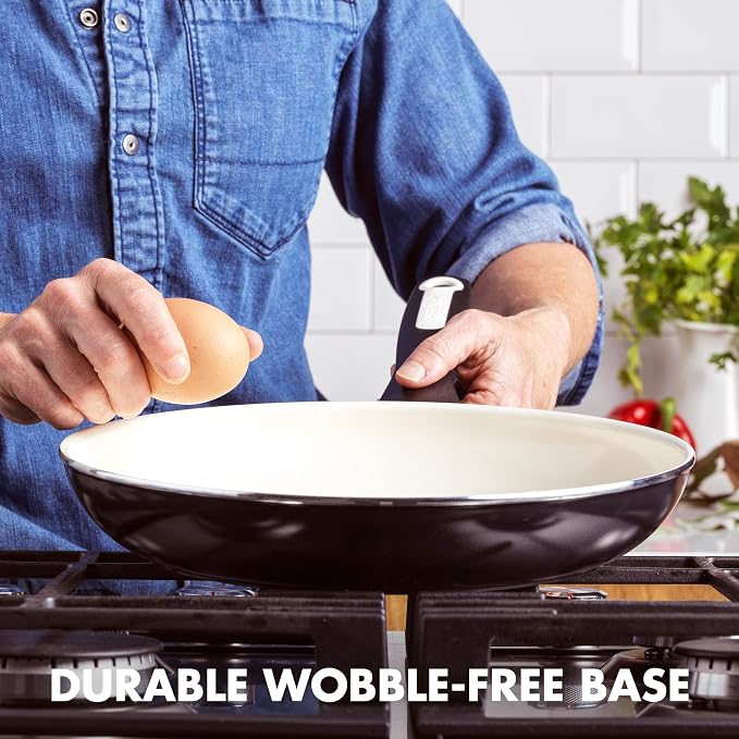 GreenPan Rio Healthy Ceramic Nonstick 12" Frying Pan Skillet, Dishwasher Safe - Image 7