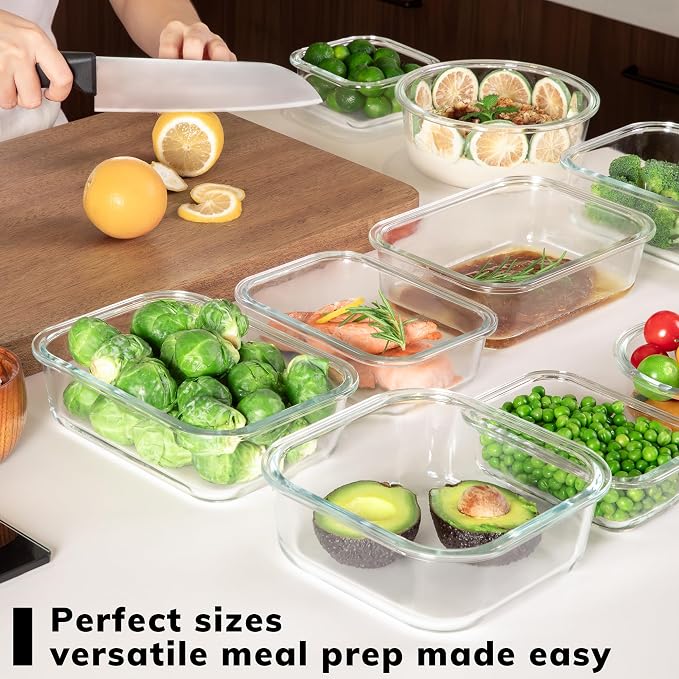 5-Pack Borosilicate Glass Containers - Image 7