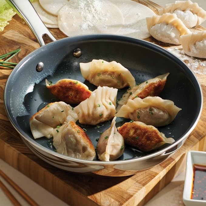 Tramontina Signature 8-Inch Tri-Ply Clad Stainless Steel Small Frying Pan - Image 2