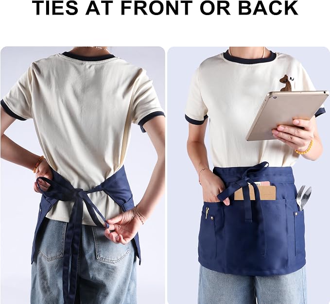 Server Apron with 5 Pockets - Image 5