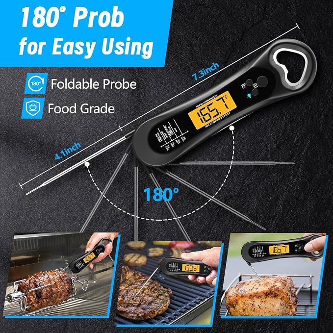 Meat Thermometer Digital, Instant Read Meat Thermometer - Image 5
