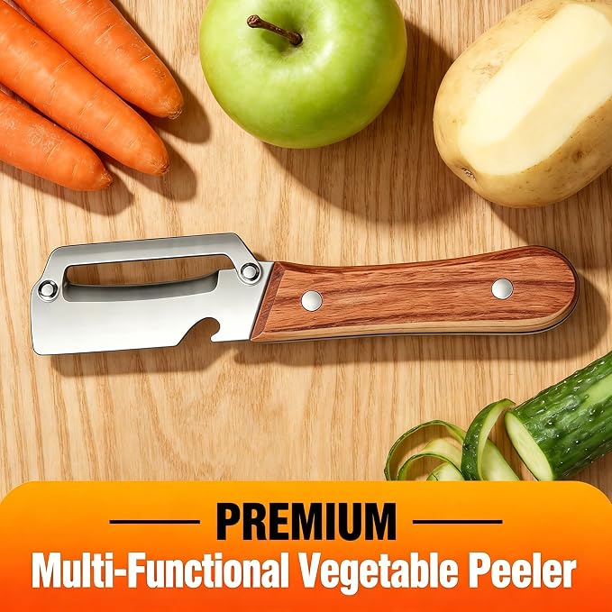 Vegetable Peeler 2 Pack, Carrot & Papaya - Image 2