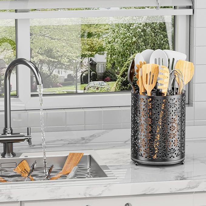 YIUKEA 360° Rotating Utensil Holder - Image 5