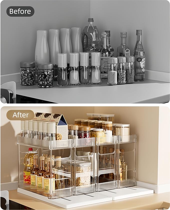 Mustorn Pull Out Spice Rack Organizer - Image 5