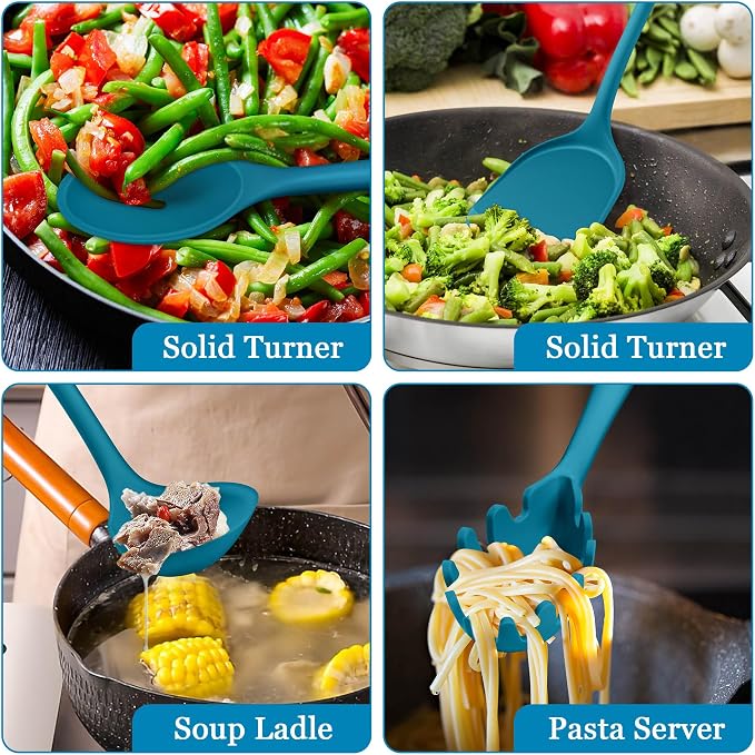 LIANYU 8Pcs Kitchen Utensils Set, Heat Resistant Cooking Utensils, Kitchen - Image 6