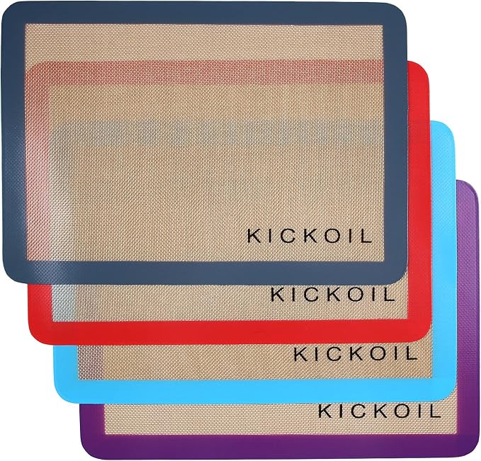 Silicone Baking Mat Large Set 4 Half Sheet-Silicone Bakeware Mat by KICKOIL