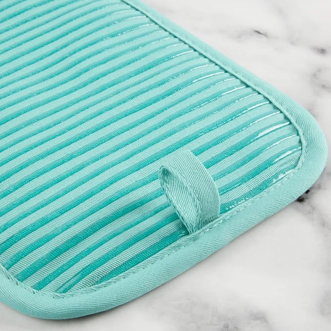 KITCHENAID Quilted Cotton Terry Cloth Oven Mitt, Pot Holder, Kitchen Towel - Image 6