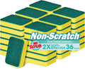Mr. Scrub Sponges Kitchen Scrub Dish Sponge Scouring Pad, 36 Pack Cleaning by MrScrubCleaninghelpers