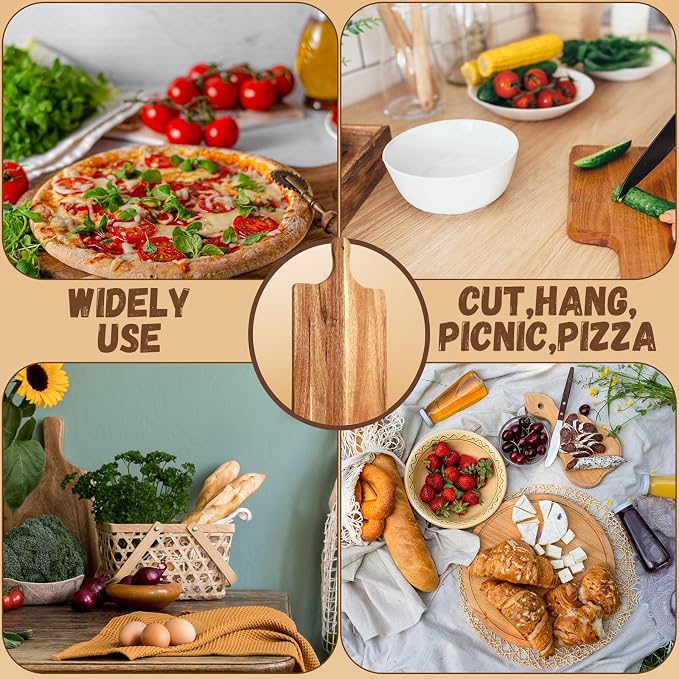 Tanlade 12 Pcs Wood Cutting Board Set Cutting Board - Image 4